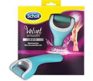 Scholl Velvet Smooth Electric Callus Remover Pro - For Callus Removal on Wet and Dry Feet - Rechargeable - 1 Device + Charging Station