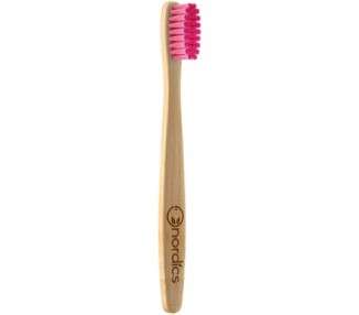Nordics Organic Care Eco Kids Bamboo Toothbrush with Pink Bristles