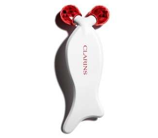 Clarins Beauty Flash Roller 2-in-1 Face Massager for Lymphatic Drainage and Sculpting