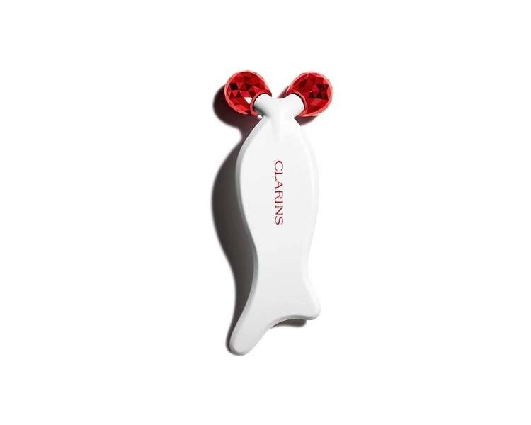 Clarins Beauty Flash Roller 2-in-1 Face Massager for Lymphatic Drainage and Sculpting