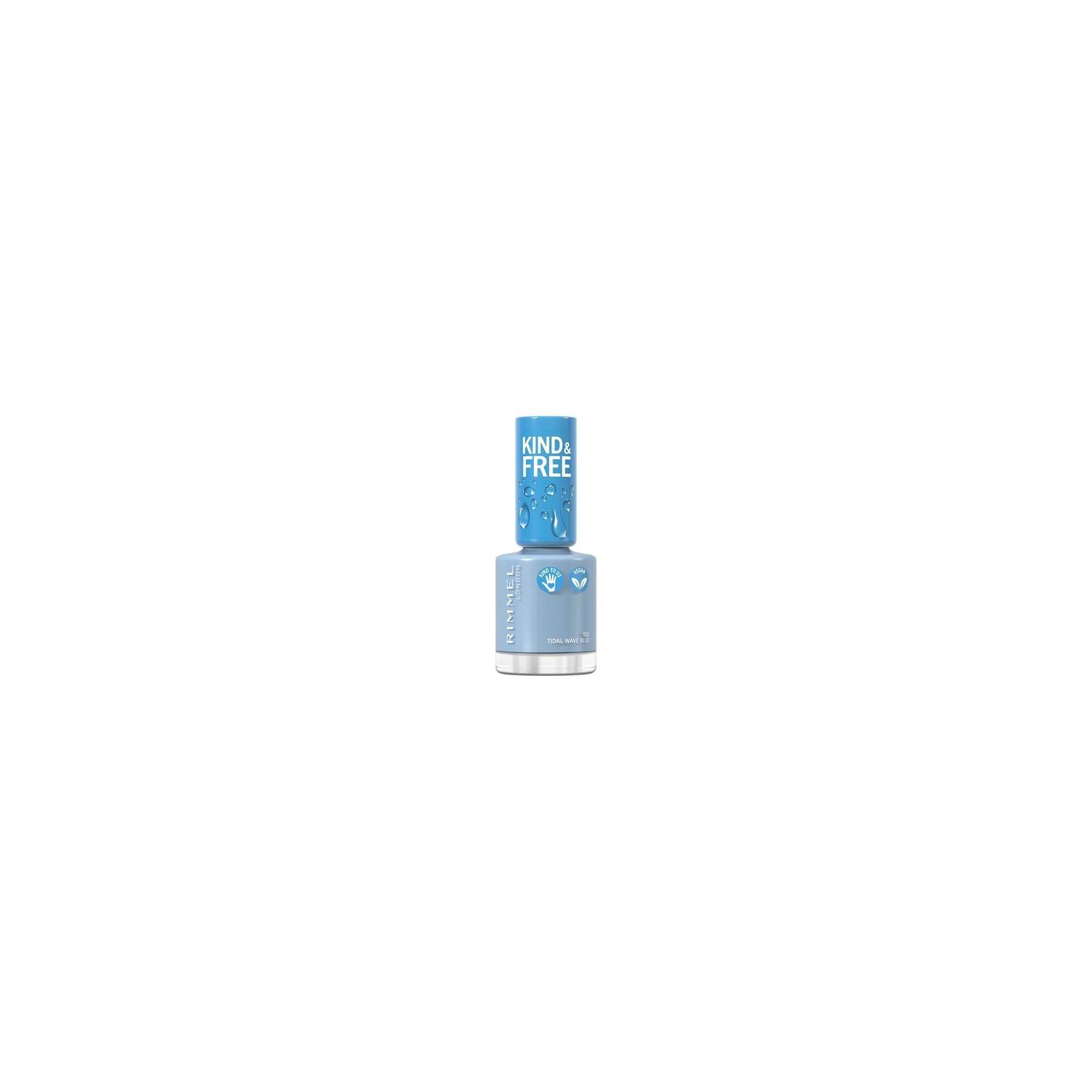 Rimmel Kind & Free Nail Polish 152 Tidal Wave Blue 8ml