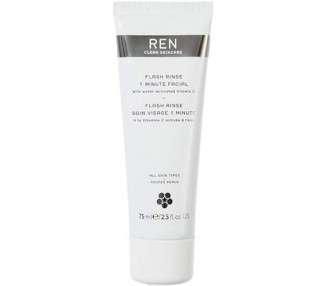 REN Clean Skincare Flash Rinse 1 Minute Facial 75ml