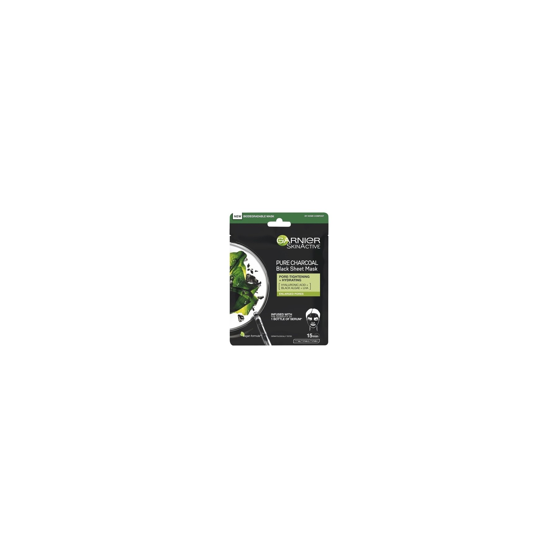 Garnier Pure Charcoal Black Tissue Mask 28g