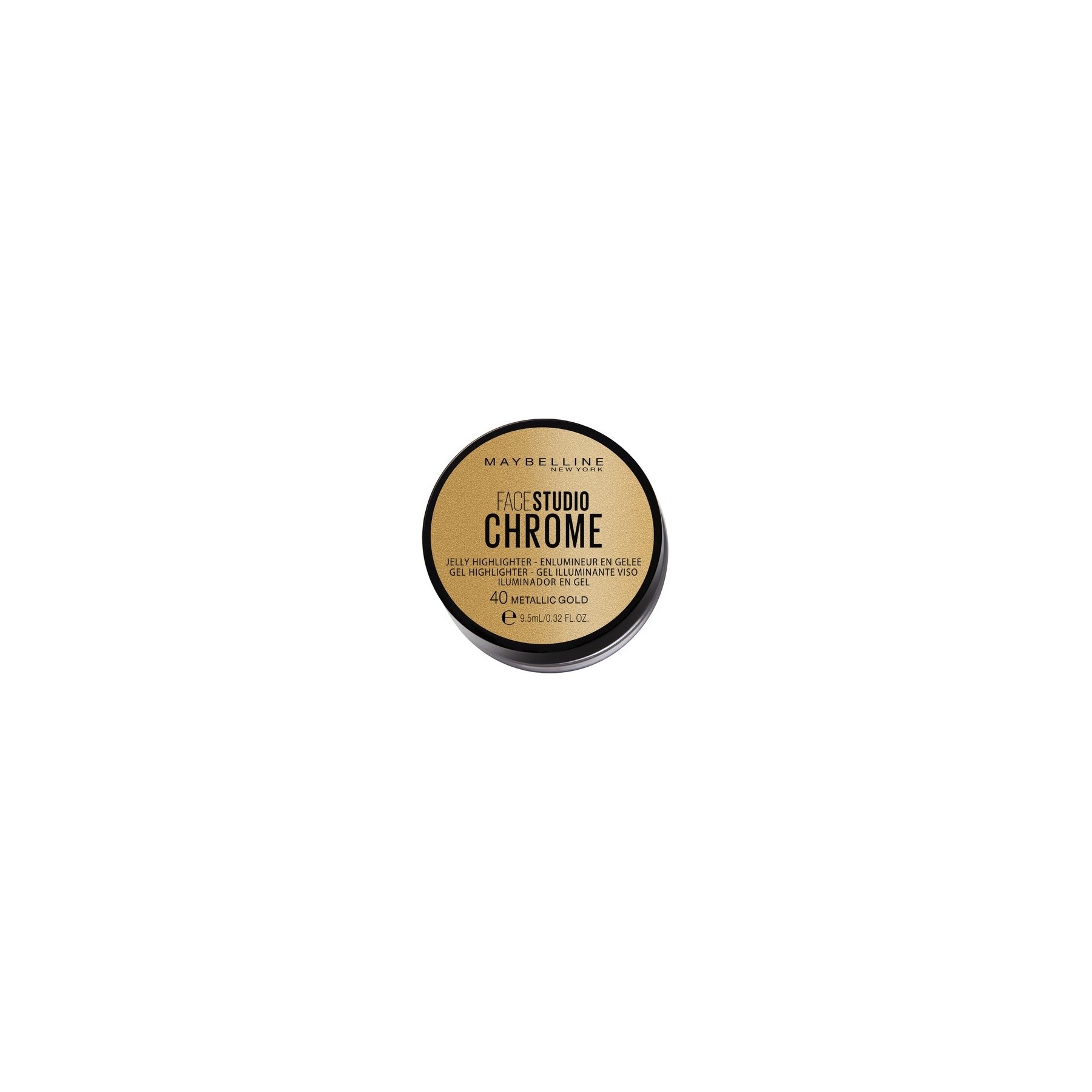 Maybelline Face Studio Chrome Jelly Highlighter 40 Metallic Gold