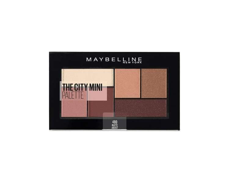 Maybelline New York The City Mini Palette 480 Matte About Town 6g - Pack of 3