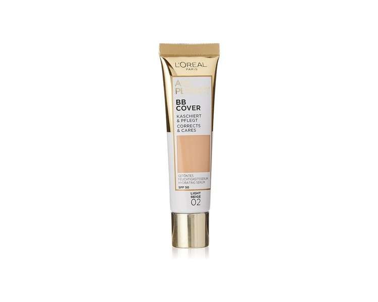 L'Oréal Paris Age Perfect BB Cream 02 Light Beige with Hydrating Serum Vitamin B3 SPF 50