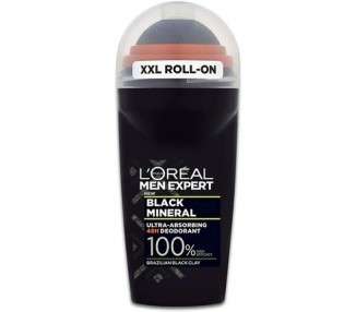 L'Oréal Black Mineral Deodorant Roll On 50ml