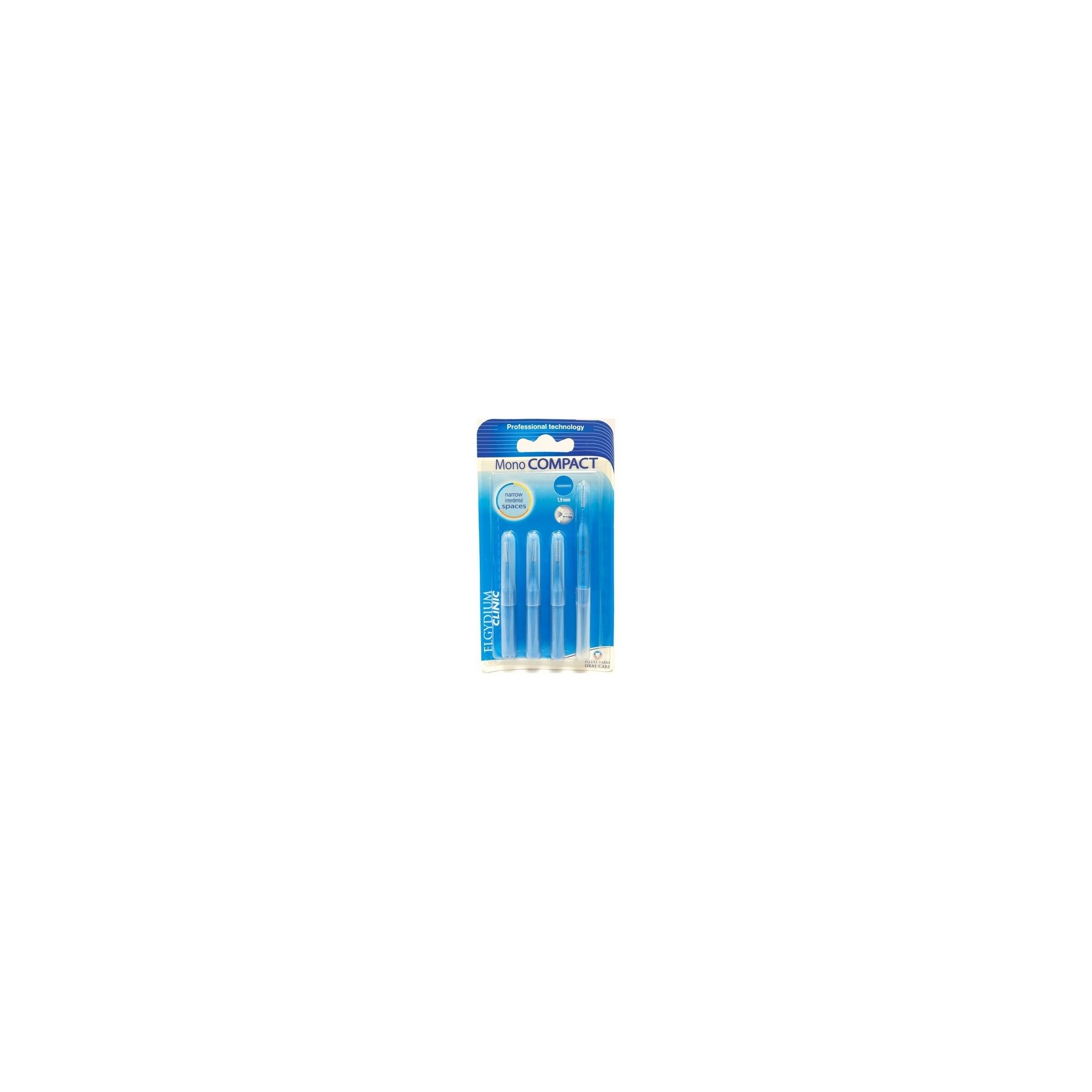 Elgydium Clinic Mono Compact Interdental Brush Extra Fine - Pack of 4