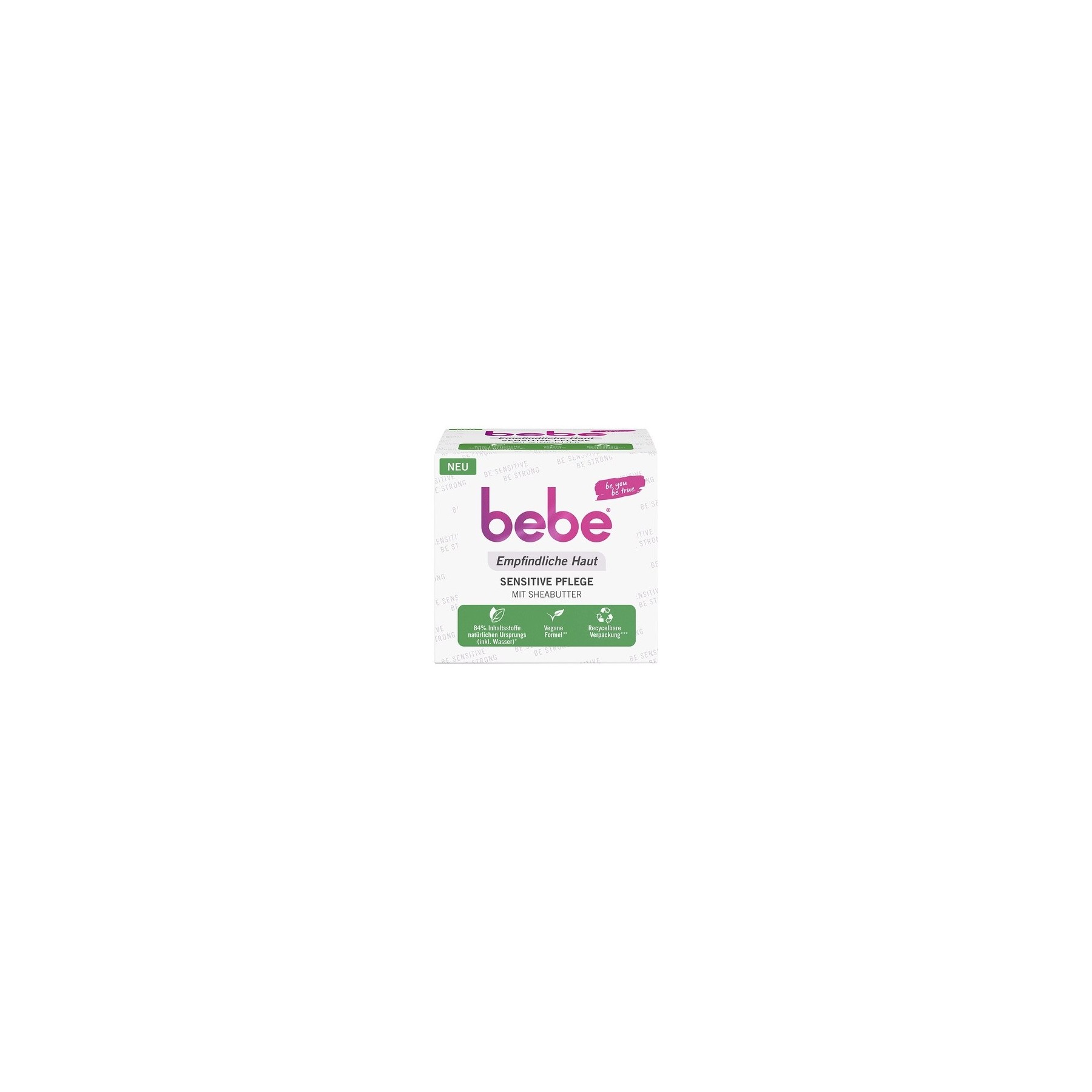bebe Sensitive Care Face Cream 50ml with Shea Butter - Soothing Moisturizer for Sensitive Skin