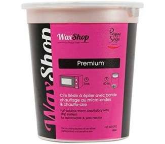 Peggy Sage Warm Wax Pot for Hair Removal 700ml Pink - Microwaveable