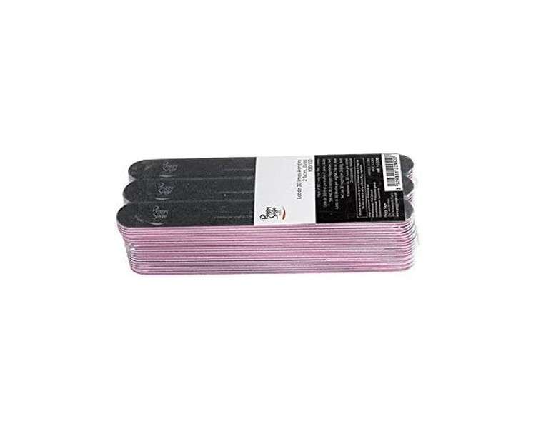 Peggy Sage Lime Noire Double-Sided Nail File 30 Pack 122970