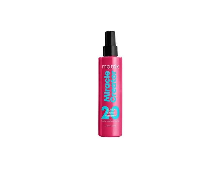 Matrix Miracle Creator Leave-In Conditioner Spray Moisturize Detangle Frizz Control Treatment Heat Protectant for All Hair Types Textures Sulfate Free 6.8 Fl Oz