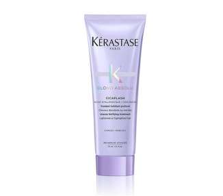 Kerastase Blond Absolu Cicaflash Conditioner for Bleached Highlighted and Damaged Hair with Hyaluronic Acid 2.5 Fl Oz