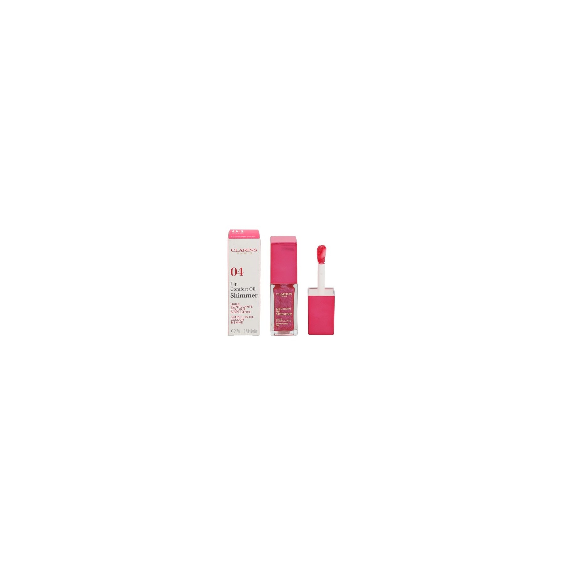 Clarins Lip Makeup Comfort Oil Shimmer 04 Pink Lady Lipgloss