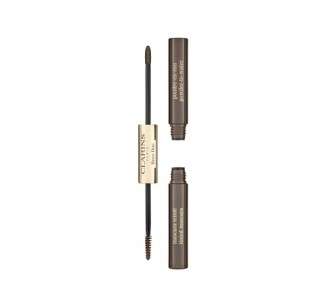 Clarins Brow Duo 2-In-1 Brow Pencil and Tinted Brow Gel 05 Dark Brown