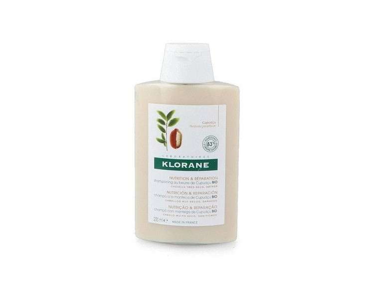 Klorane Organic Cupuaçu Butter Shampoo 200ml