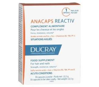 Ducray Anacaps Reactive 30 Capsules