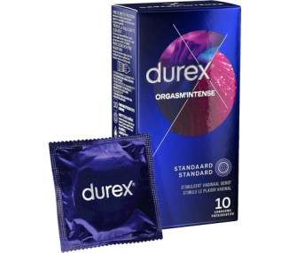 Durex Orgasm Intense Condoms 10 Count
