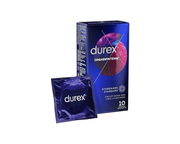 Durex Orgasm Intense Condoms 10 Count