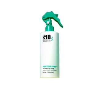K18 Peptide Prep Pro Chelating Hair Complex 300ml - Reset Hair for Optimal Chemical and Color Services - Revive Color Brilliance and Restore Smoothness and Bounce