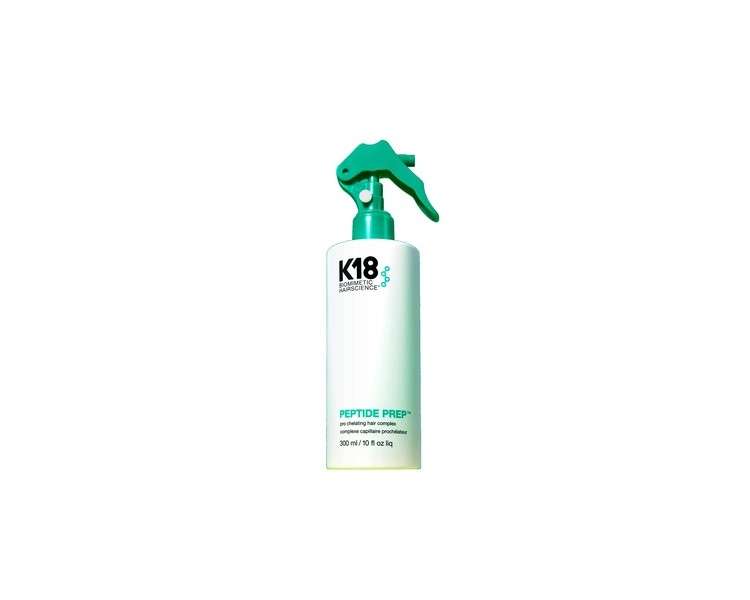 K18 Peptide Prep Pro Chelating Hair Complex 300ml - Reset Hair for Optimal Chemical and Color Services - Revive Color Brilliance and Restore Smoothness and Bounce