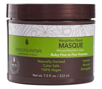 Macadamia Professional Weightless Moisture Masque 222ml