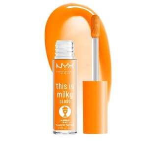 NYX Professional Makeup This Is Milky Gloss 12 Hour Hydration Vegan Mango Lassi Lip Gloss