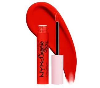 NYX Professional Makeup Lip Lingerie XXL Matte Liquid Lipstick On Fuego 27 Fire Red