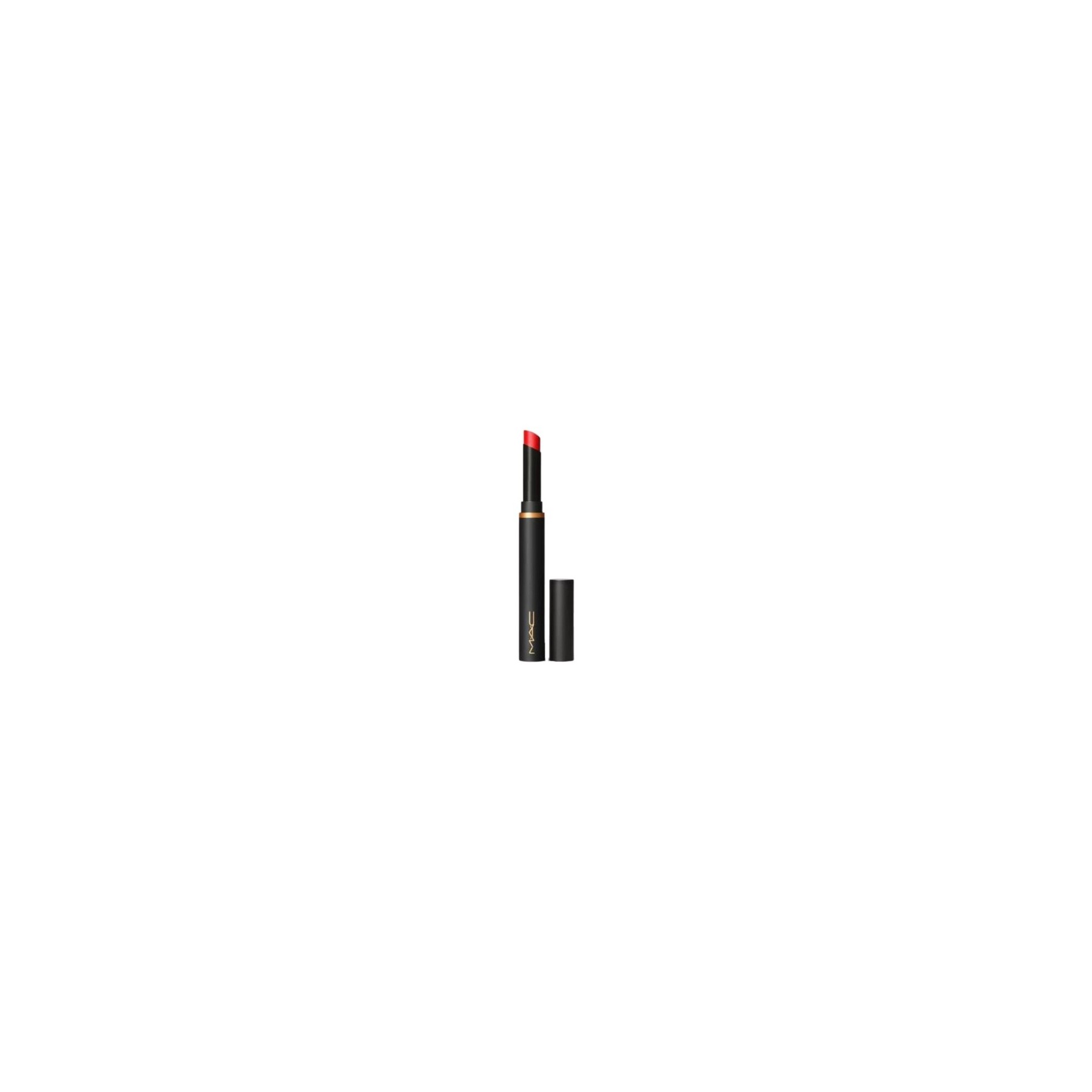 MAC Powder Kiss Velvet Blur Slim Stick Lipstick 889 Ruby New Vivid Blue Red