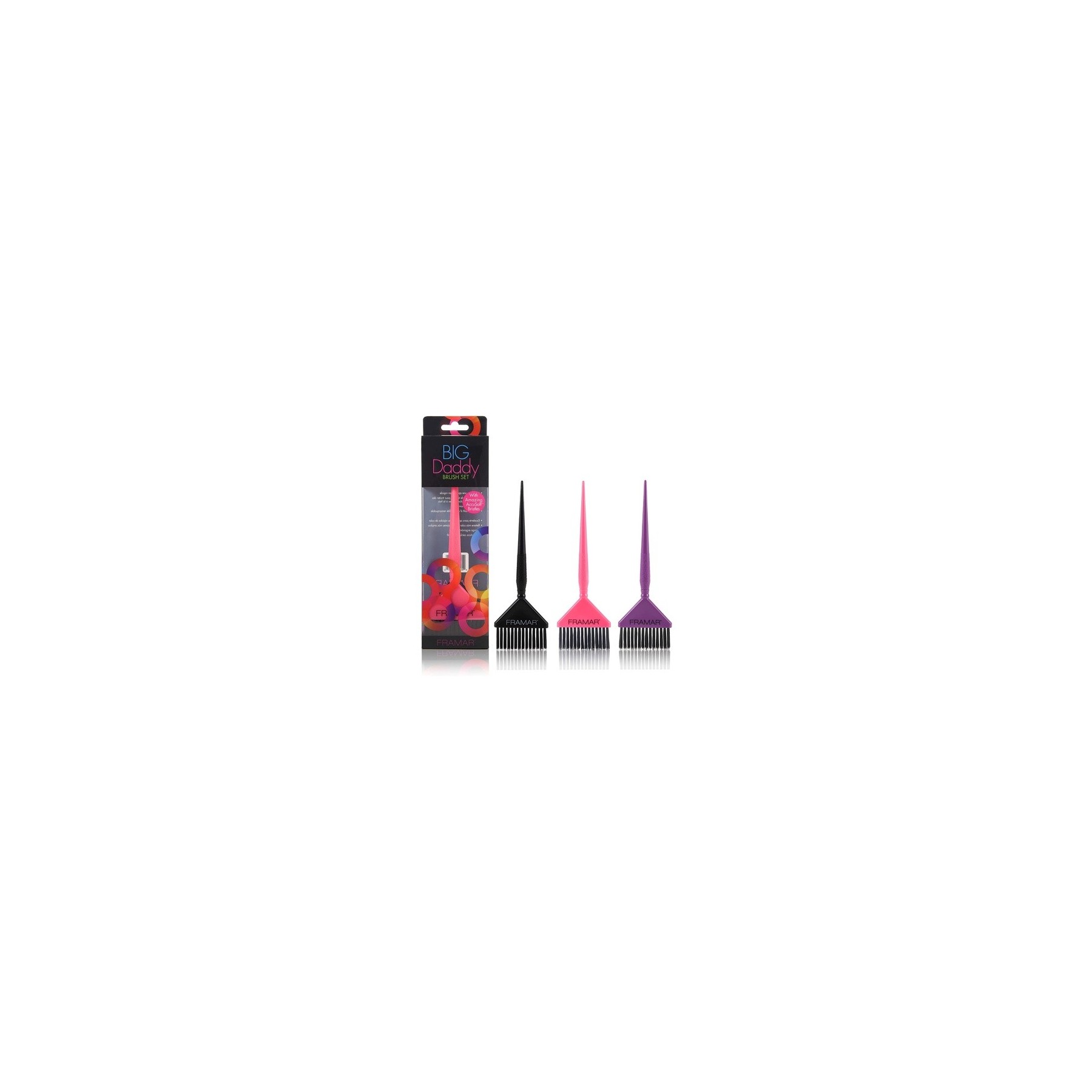 FRAMAR Big Daddy Paint Set with 3 Brushes Purple
