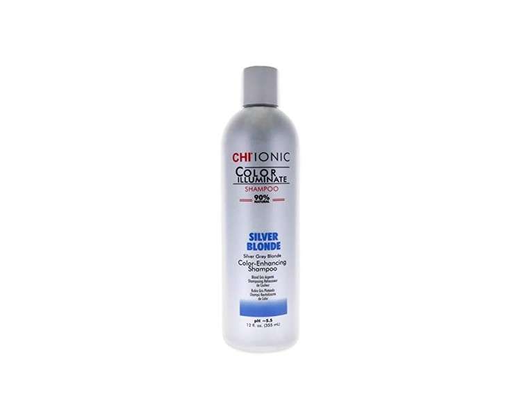 CHI Ionic Color Illuminate Shampoo Silver Blonde for Unisex 12oz