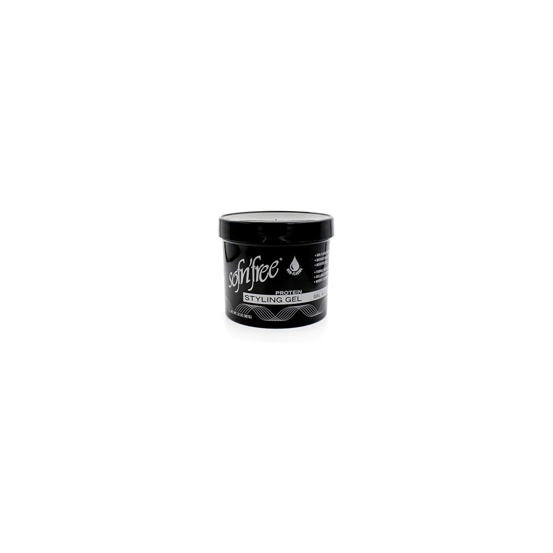 SOFN'FREE Protein Styling Non-Flaking Gel for Firm Styling Control 32oz