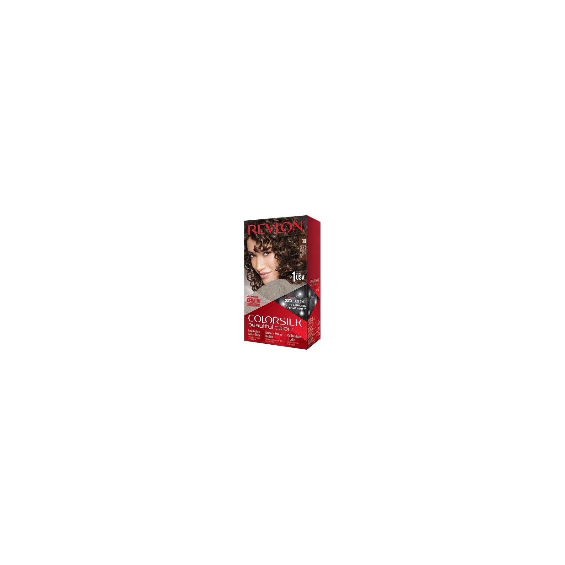 Revlon Colorsilk Haircolor Dark Brown 3N 1 Count