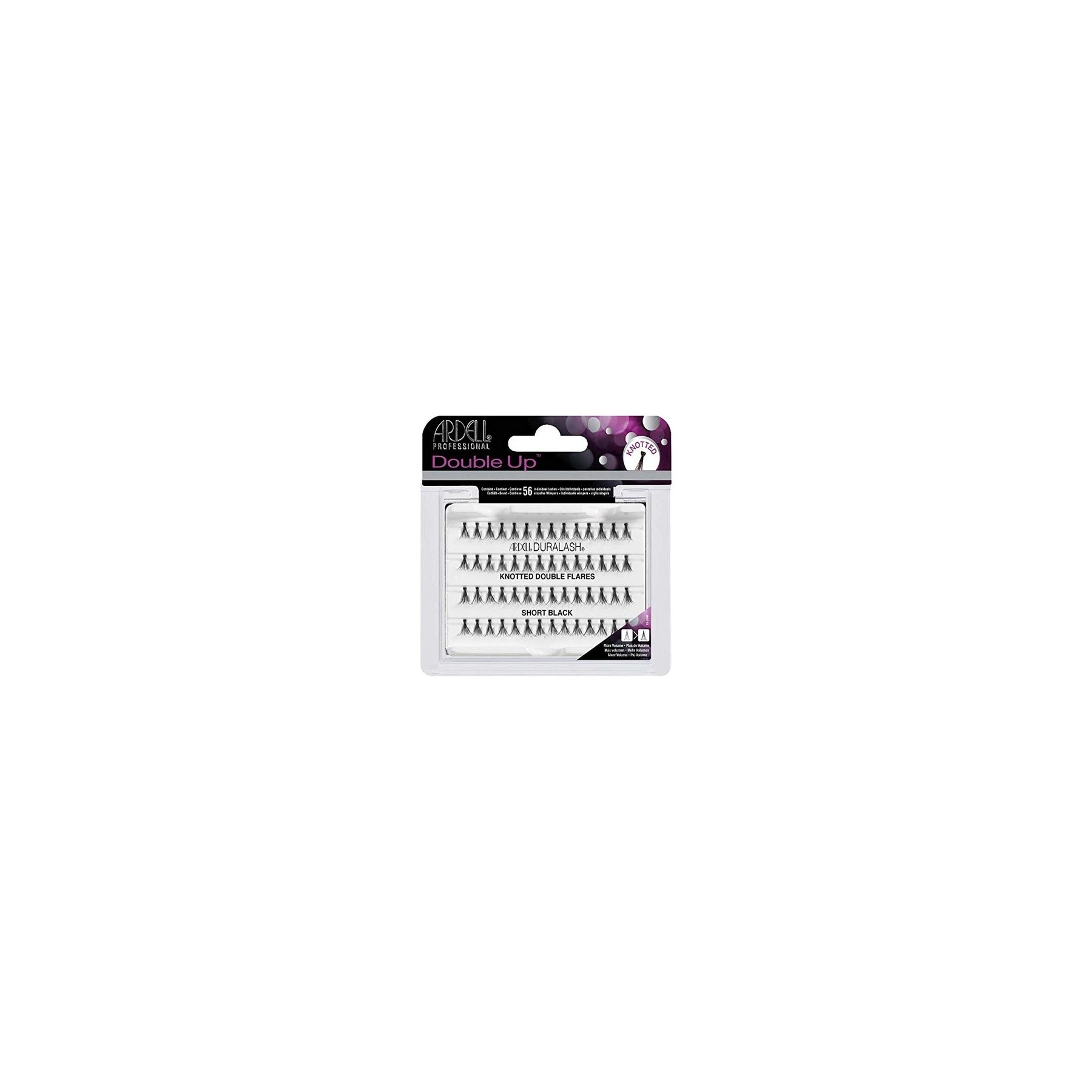 ARDELL Double Up Knotted Short Black Individual Eyelashes 25g