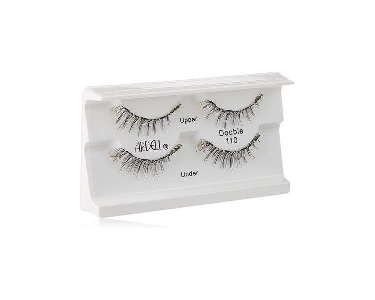 ARDELL Magnetic Double 110 Real Hair Magnetic Lashes with Magnetic Applicator - Vegan, Flexible, and Reusable