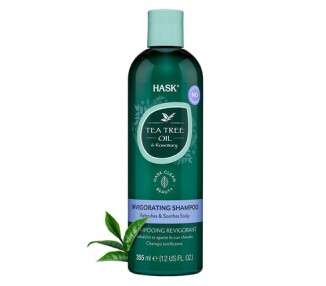 HASK Tea Tree Oil & Rosemary Shampoo Soothing and Restoring Scalp Care 355ml