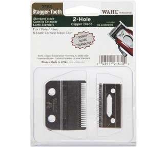 Wahl 5 Star Magic Clip Stagger Tooth Blade Cordless Clipper Head 0.8-2.5mm Cutting Length 0.12kg