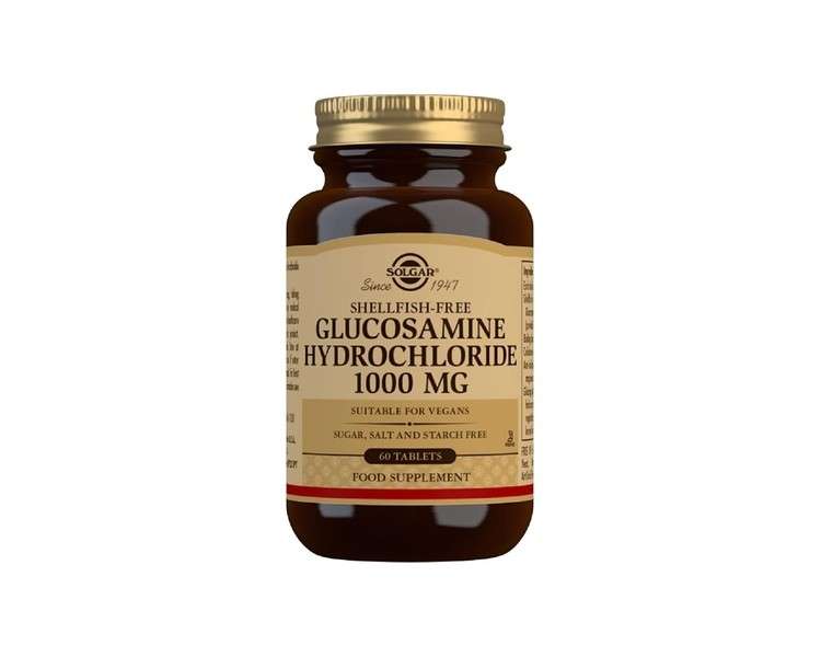 Solgar Glucosamine Hydrochloride 1000 Mg Tablets - Pack Of 60