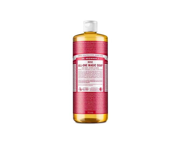 Dr. Bronner's Pure Castile Liquid Soap Rose 945ml
