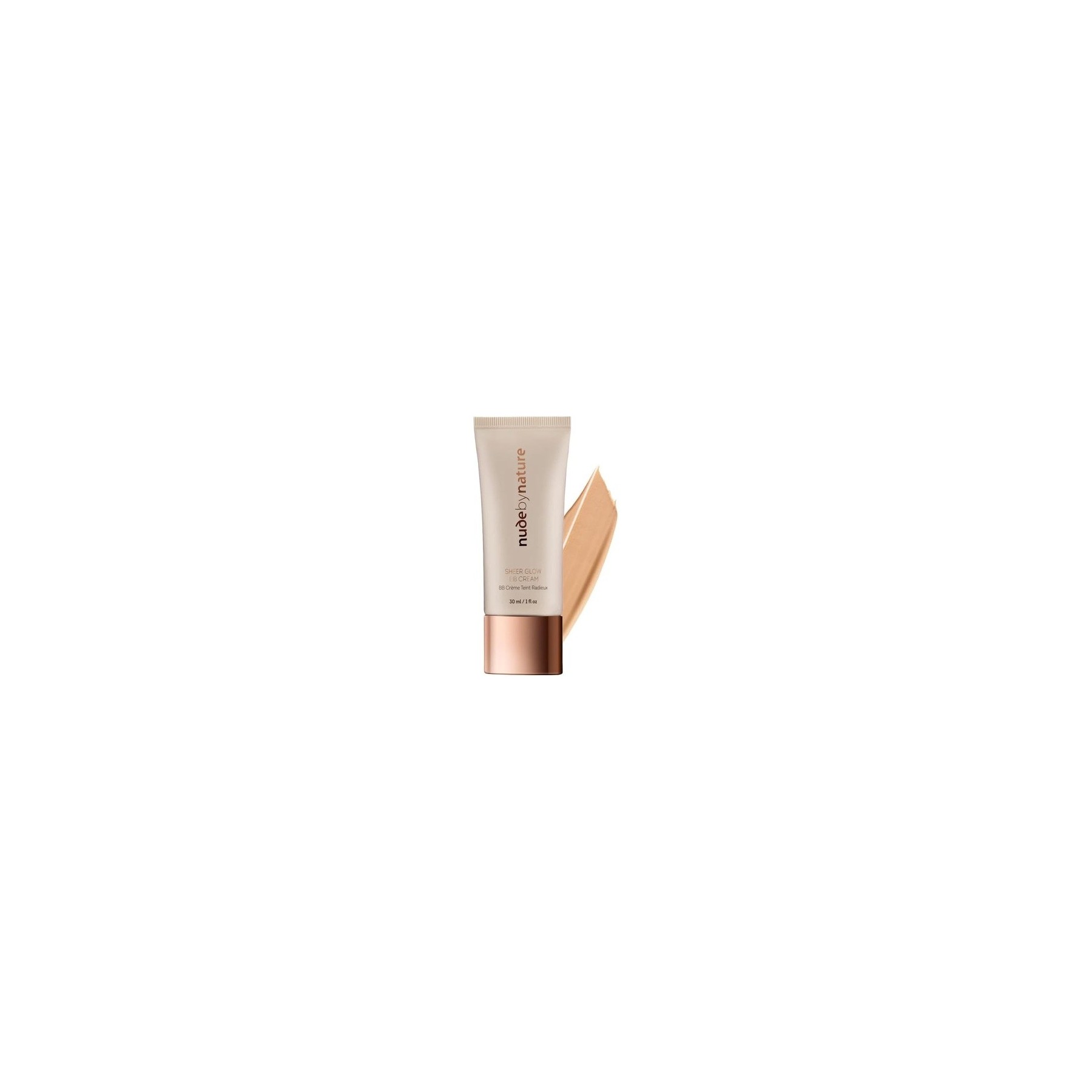 Nude by Nature Sheer Glow All-in-One BB Cream Moisturizing with SPF 8 03 Nude Beige