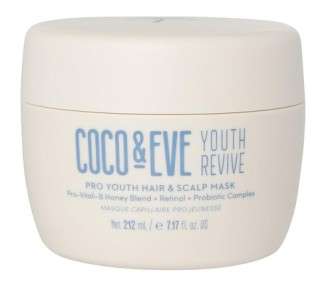 Coco & Eve Pro Youth Hair & Scalp Mask with Honey, Retinol, and Probiotics 212ml