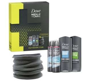 Dove Men+Care Clean Comfort Gift Box Care Set with Shower Gel and Deodorant