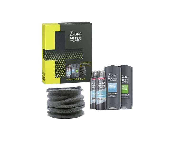 Dove Men+Care Clean Comfort Gift Box Care Set with Shower Gel and Deodorant