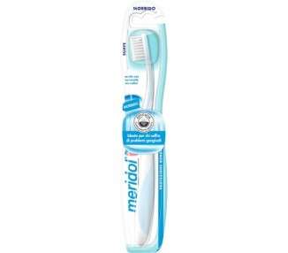 Meridol Gum Protection Toothbrush Soft Bristles with Microfine Ends and Conical Filaments Ergonomic Handle
