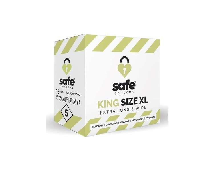 SAFE King Size XL Condoms - Pack of 5