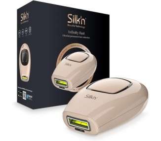 Silk'n Infinity Fast IPL Hair Removal Device for Body and Face 600K Ultra Fast Light Pulses Suitable for All Skin Tones New Model