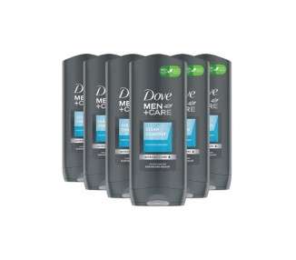 Dove Men+Care 3-in-1 Clean Comfort XXL Shower Gel for Body, Face, and Hair with MicroMoisture 400ml
