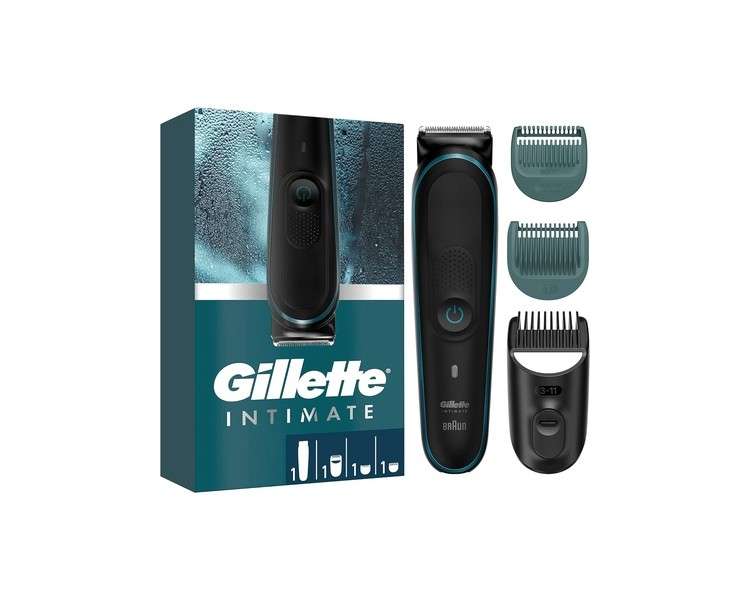 Gillette Intimate Trimmer for Men i5 for the Intimate Area SkinFirst Intimate Shaver with Lifelong Sharp Blades Waterproof Cordless for Wet and Dry Use