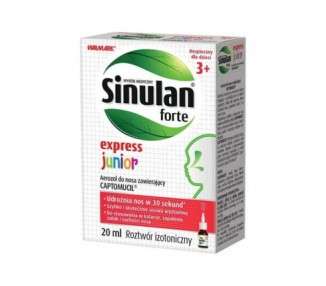 Sinulan FORTE Junior Nasal Spray 20ml