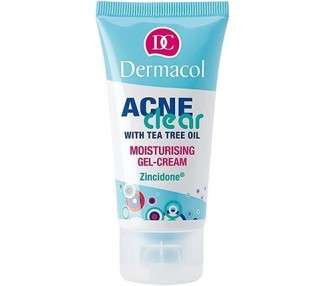 Dermacol Acneclear Anti-Acne Moisturizing Gel-Cream with Tea Tree Oil 50ml